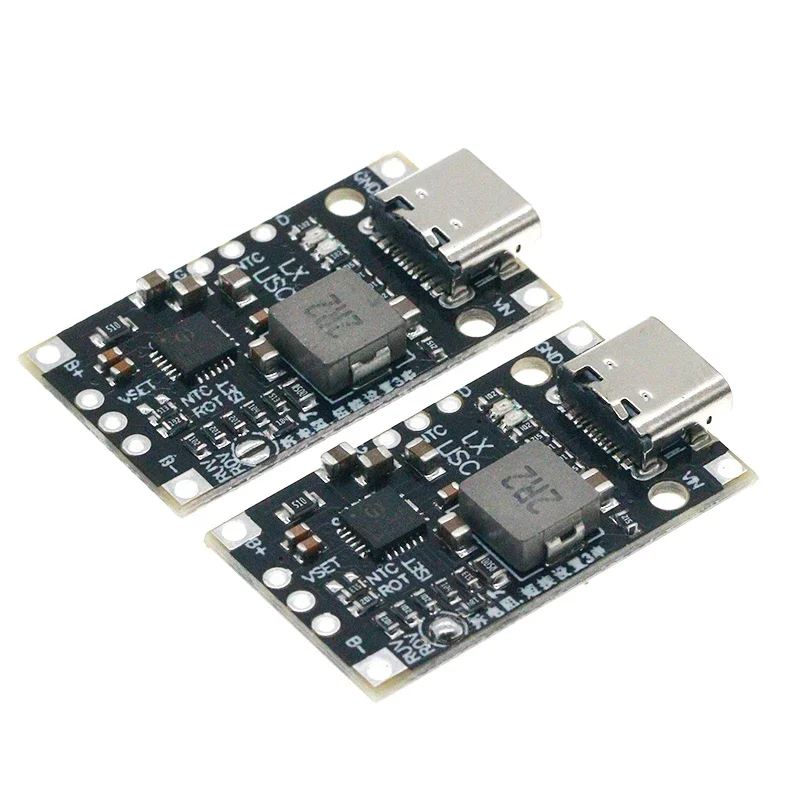 Type-C USB 2/3S BMS 15 واط 8.4 فولت 12.6 فولت 1.5A بطارية ليثيوم شحن دفعة وحدة مع دعم متوازن شحن سريع مع المؤشر