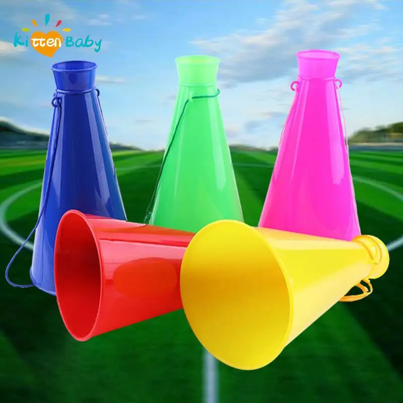 

Football Game Stadium Cheer Fan Horns Soccer Lover Cheerleading Refueling Props Plastic Ox Horn Vuvuzela Kid Trumpet Toy