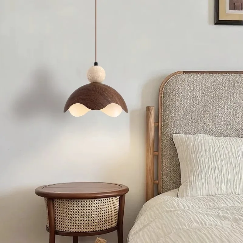 جديد وصول الحديثة قلادة LED ضوء لغرفة النوم السرير الثريات حجر الترافرتين قلادة مصباح مطعم غرفة الطعام جزيرة