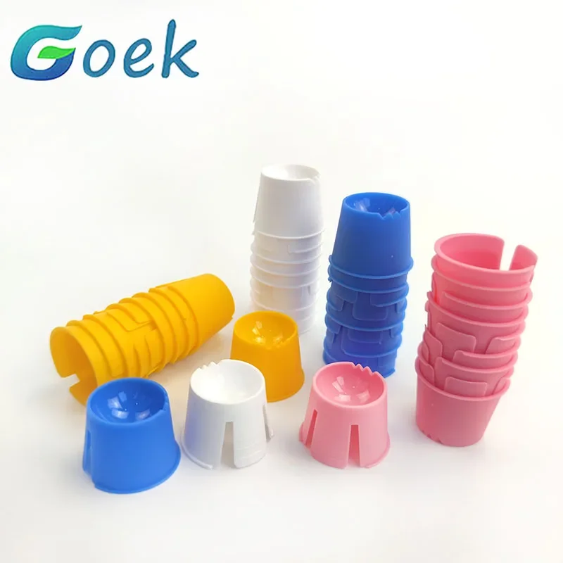 

40pcs/Set Dental Disposable Gypsum Small Plastic Mixing Boxes Dentistry Accessories Laboratory Materials Colorfull Cup