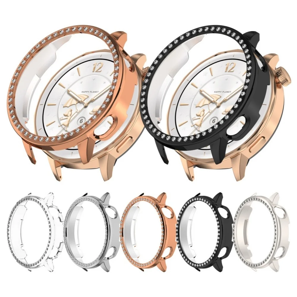 Funda para OPPO Watch X2 Mini, funda protectora hueca de diamante de una sola fila ahuecada