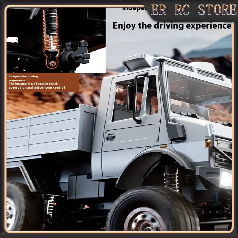 

JIRC RC C8823RC Off-Road Remote Control Car 1:18 Scale Unimog Six-Wheel Drive Full Function Climbing Model Toy for Adults