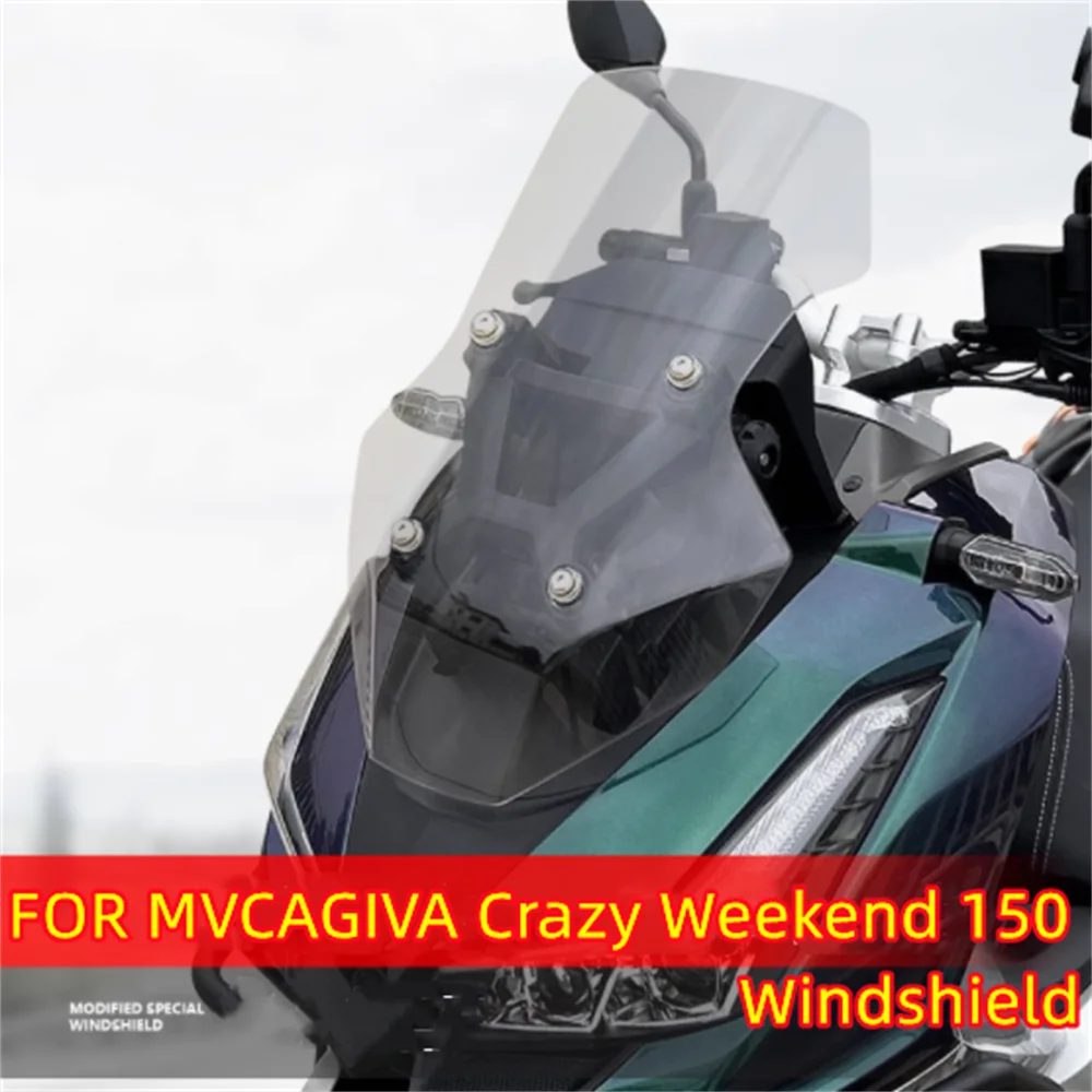 For MVCAGIVA  Crazy Weekend 150 Windshield Modification with High Windshield Accessories