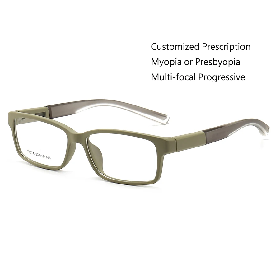 Customize Prescription Glasses Men Women TR90 Frame Multi-Focal Progressive Photochromic Myopia Hyperopia Lenses Eyeglasses
