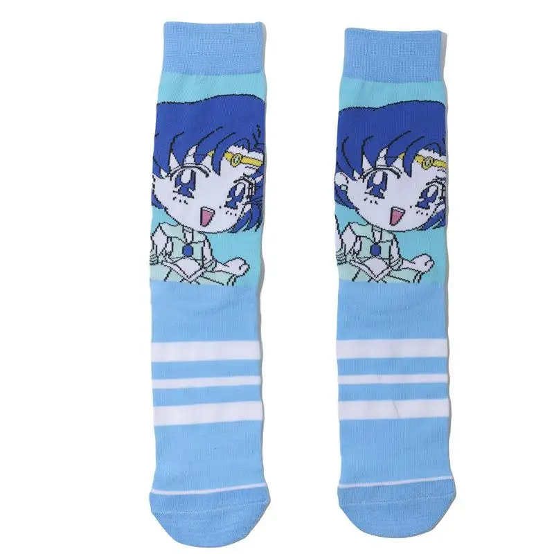 New Kawaii Cute Sailor Moon Socks Mid Tube Socks Pure Cotton Socks Student Motion Sweet Anime Friend Gift Birthday Gift For Girl