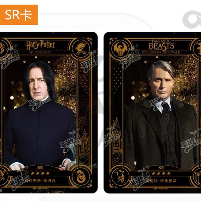 New Harry Potter Series Fantastic Beasts Characters Rare AR UR SGR Cards Movie Wizarding World Booster Box Collection Kids Gift