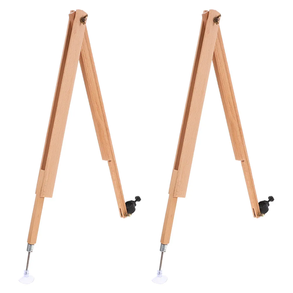 

2 Pcs Wooden Compass Teaching Aids Circle-drawing Dual Purpose Construction Tool