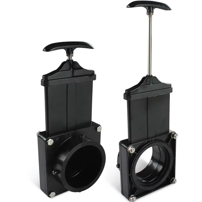 STLF 63MM Black Water Tank Drain Valve RV Accessories for Clean Water & Sewage Gate Valve for Motorhome Camper Caravan Vehicle T