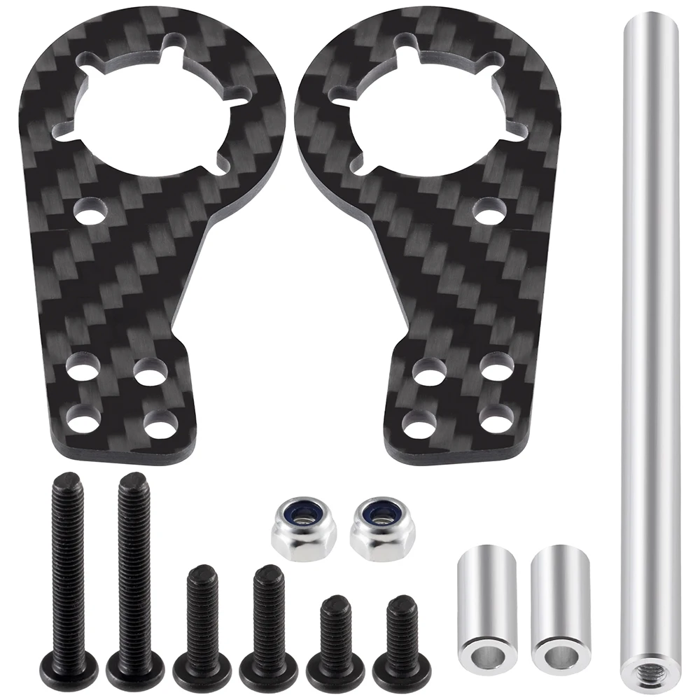 TRINOOD Rear Axle Suspension Mount Bracket for 1/12 Tamiya 57409 Lunch Box Upgrade Parts
