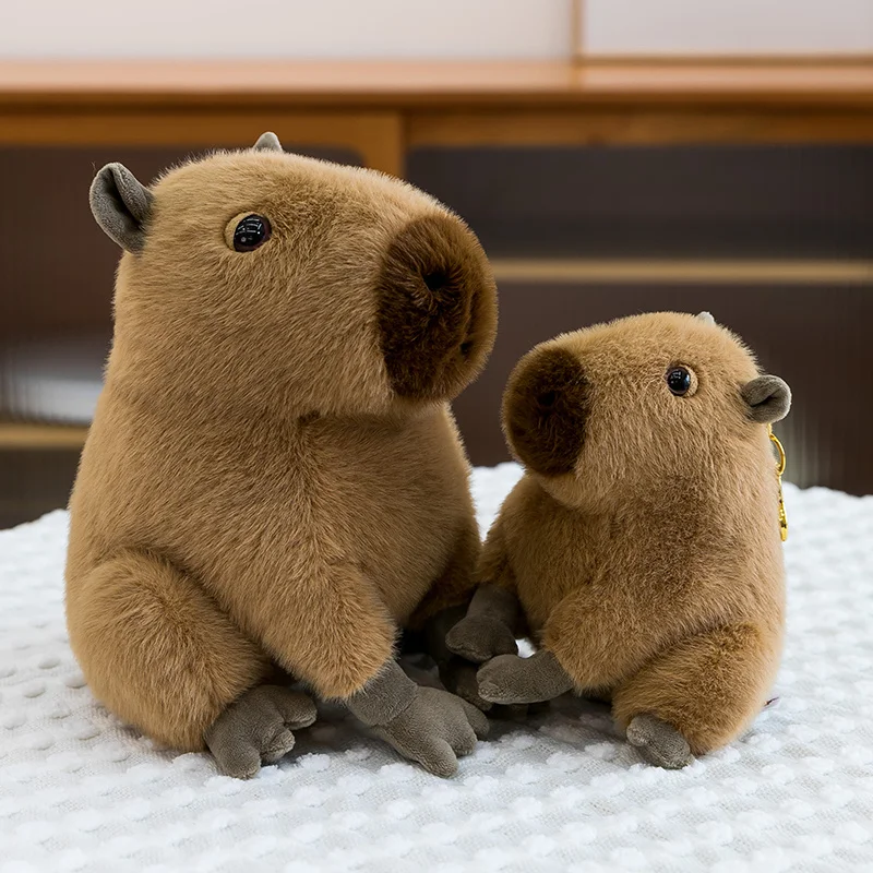 12-30CM Schöne Capybara Plüsch Spielzeug Kawaii Capybara Plushie Kissen Gefüllte Weiche Tier Puppe Capybara Spielzeug Anhänger Spielzeug geschenk – Detail 13