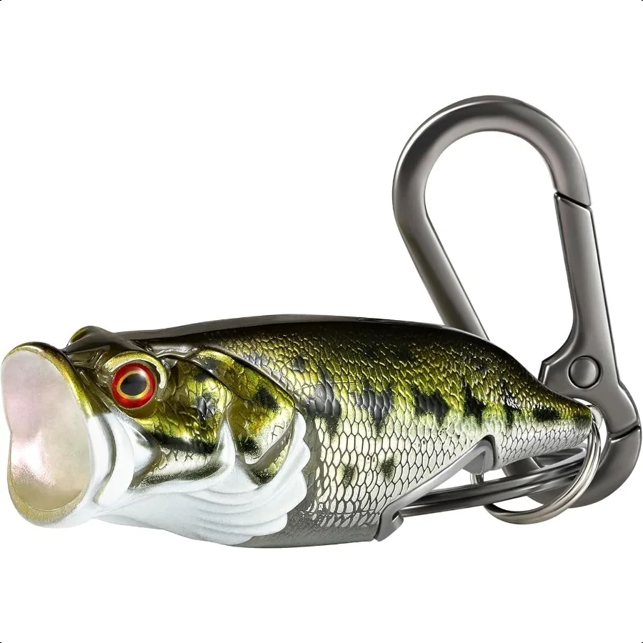 魚キーホルダー-バス釣りキーホルダー-ギフト-男性-女性-お父さん-友達-釣り人-彼氏へのクールな誕生日プレゼント