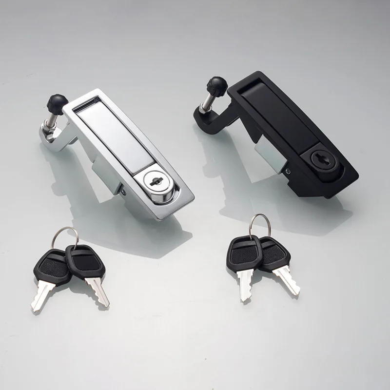 1PCS MS606 Flat Lock Industrial Electrical Distribution Cabinet Lock Zinc Alloy Pressing Electrical Box Lock Hardware Accessorie
