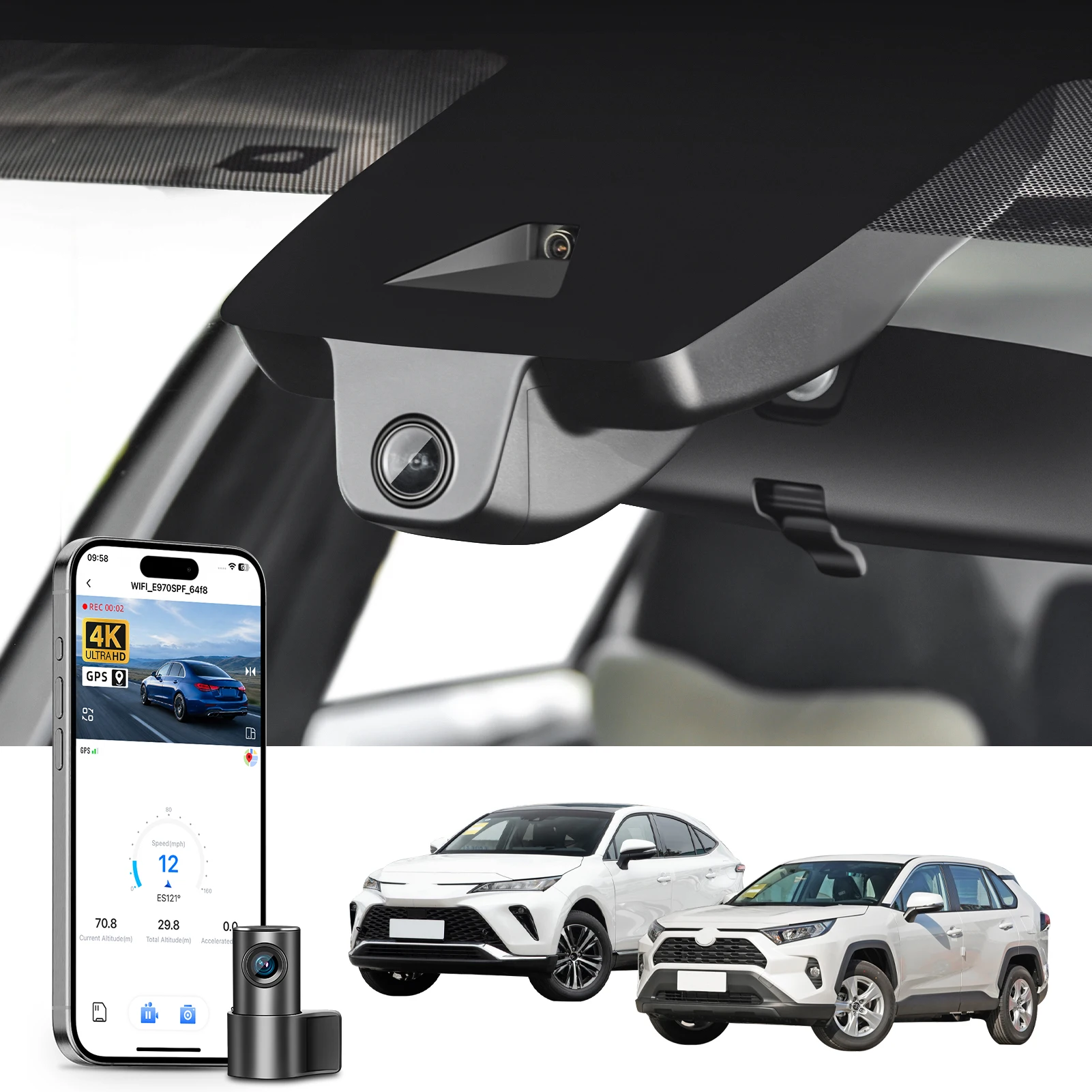 Mangoal 4K Dash Cam…