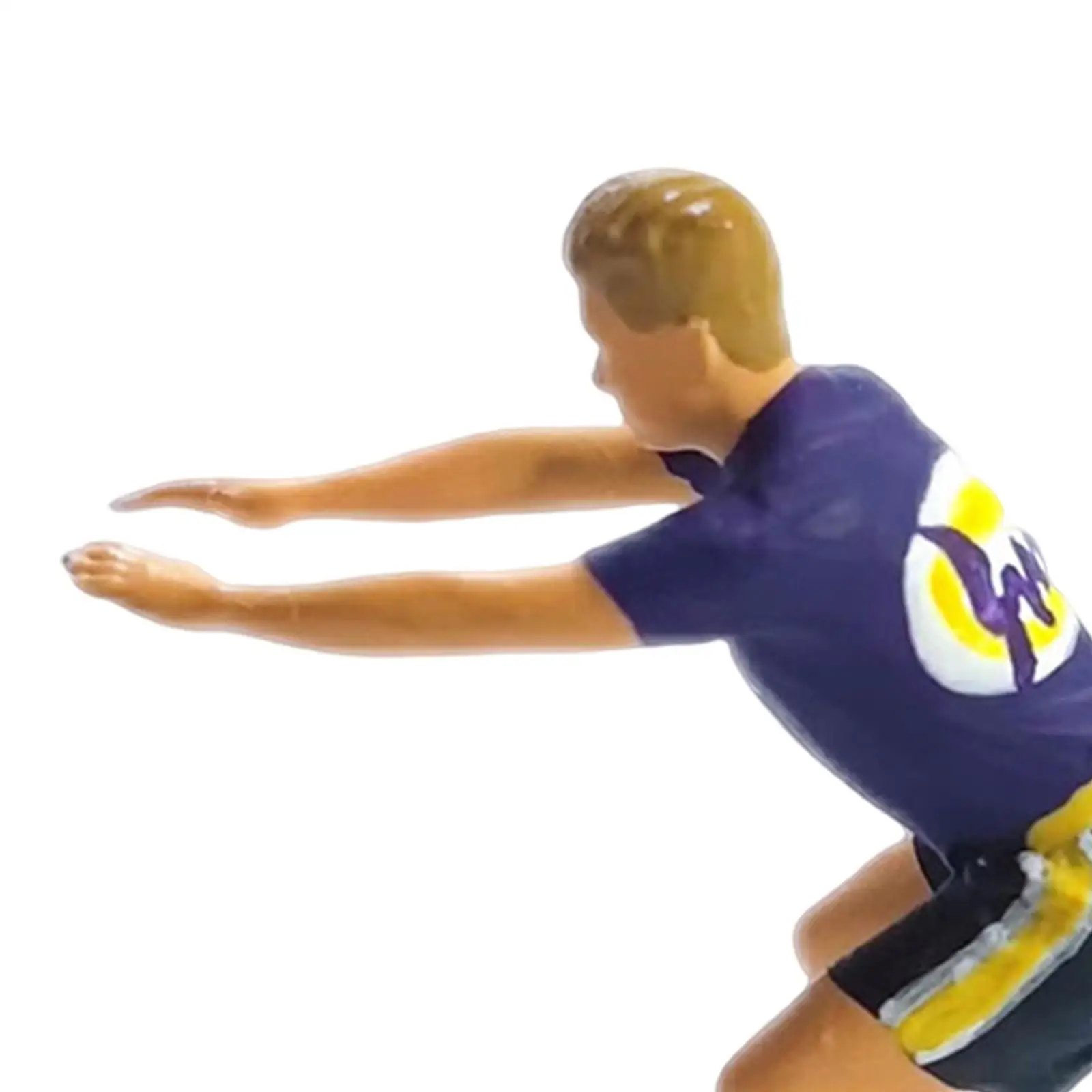 Figure 1:64 Figura fitness in scala 1/64 per il layout della casa delle bambole Diorama