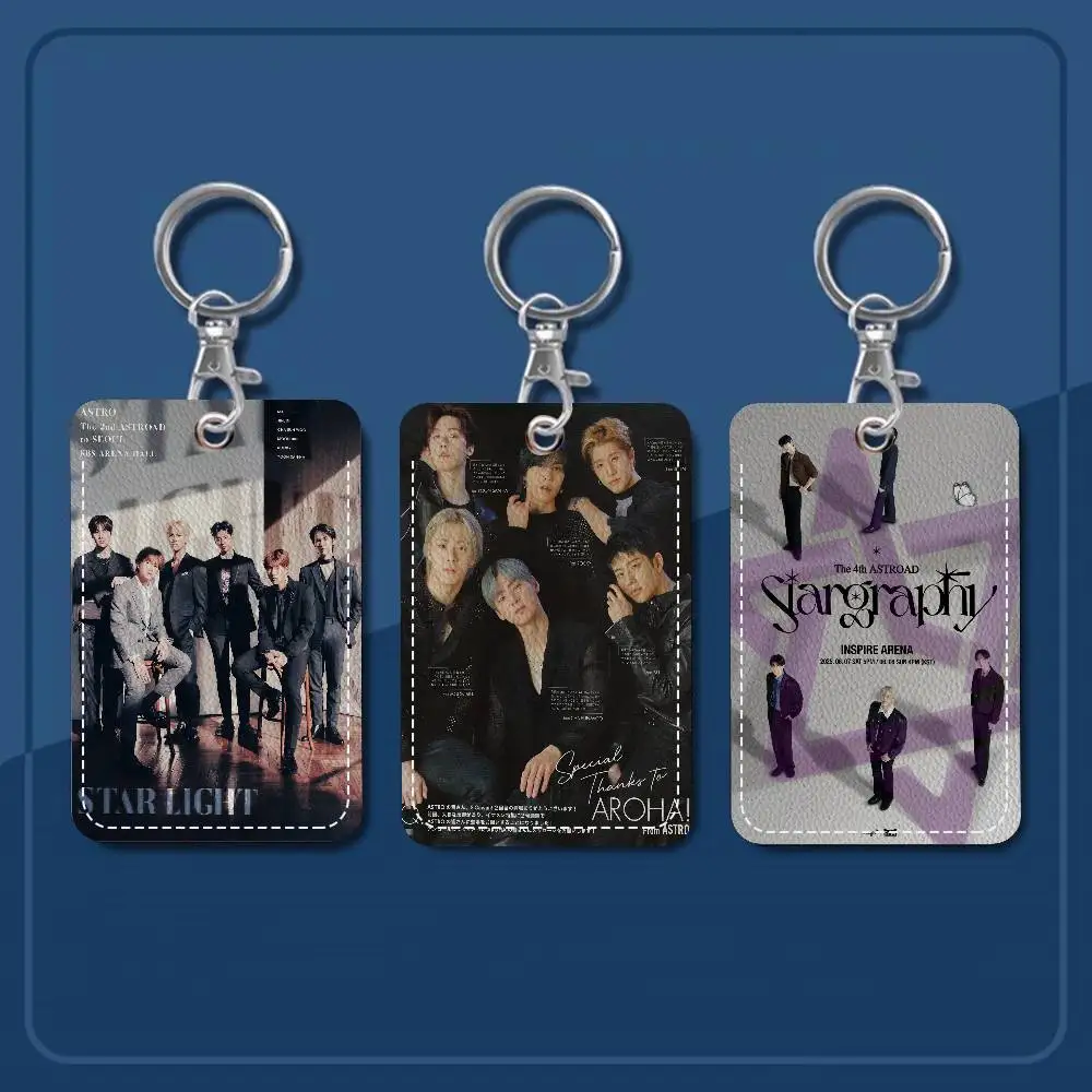 

Корейская звезда A-ASTRO персонализированный держатель для карт с принтом подходит для держателя для девочек дверной чехол для карт женский держатель для бейджа брелок