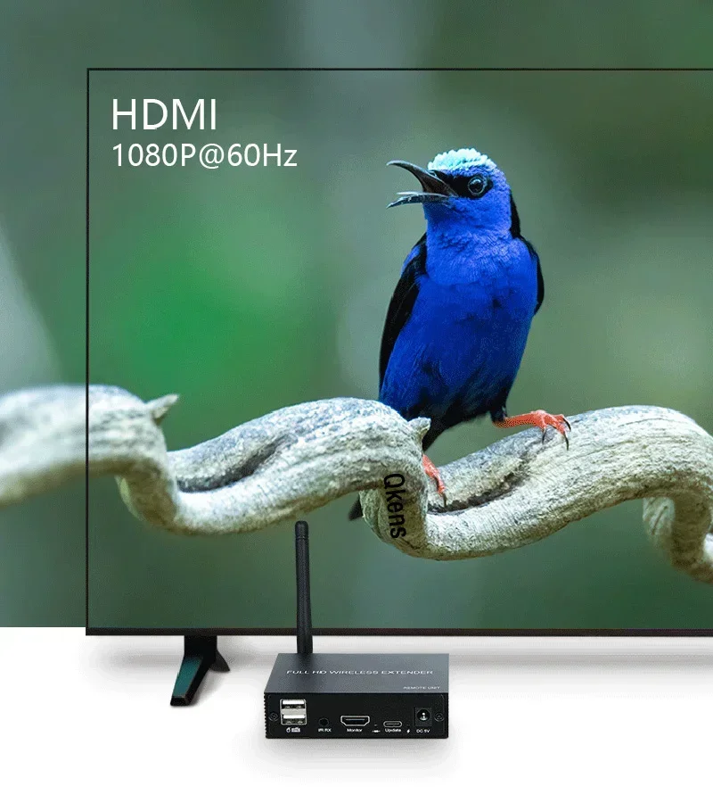 transmetteur-et-recepteur-audio-video-wifi-sans-fil-200m-extension-hdmi-kvm-adaptateur-d'affichage-partage-pour-camera-dvd-pc-vers-moniteur-tv