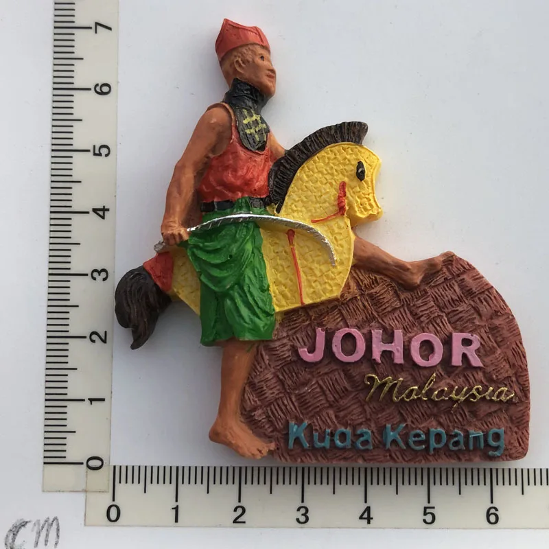 

JOHOR Fridge Magnet,Creative,Travel,Commemorate,Crafts,3D,Ornaments,Magnetism,Resin Material,Refrigerator Stickers