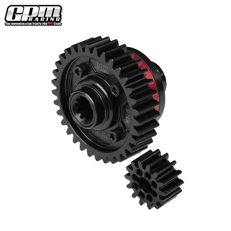 Koolstofstaal +7075 legering (midden) complete diffen voor TRAXXAS 1/5 X-Maxx, 1/6 XRT