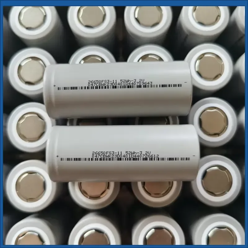 New 5PCS 3600mAh 3.2V 26650 LiFePO4 Battery for Outdoor Energy Storage Electric Vehicles RV Electricity Solar Street Lights