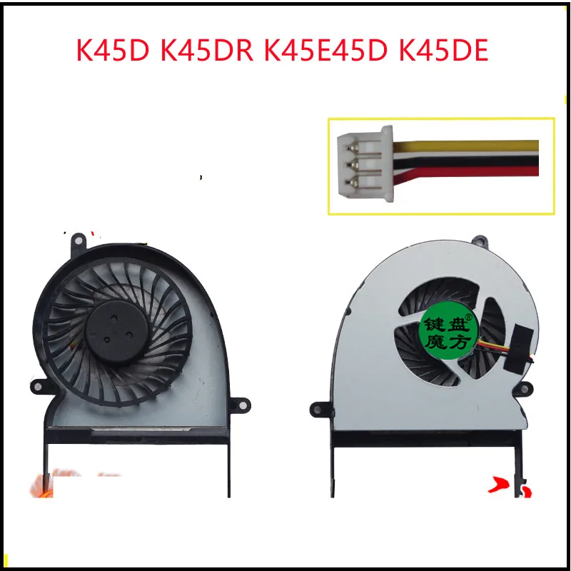 New Laptop CPU Cooling Fan Cooler For Asus K45D K45DR K45E45DR K45DE