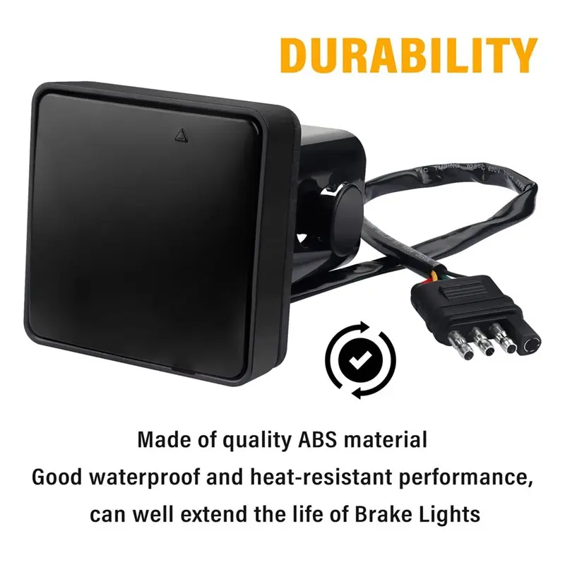 15LED Trailer Hook Brake Light 12V 2Inch Trailer Hitch Receiver Cover & Car Signal Lamp Car Accessories-A97E
