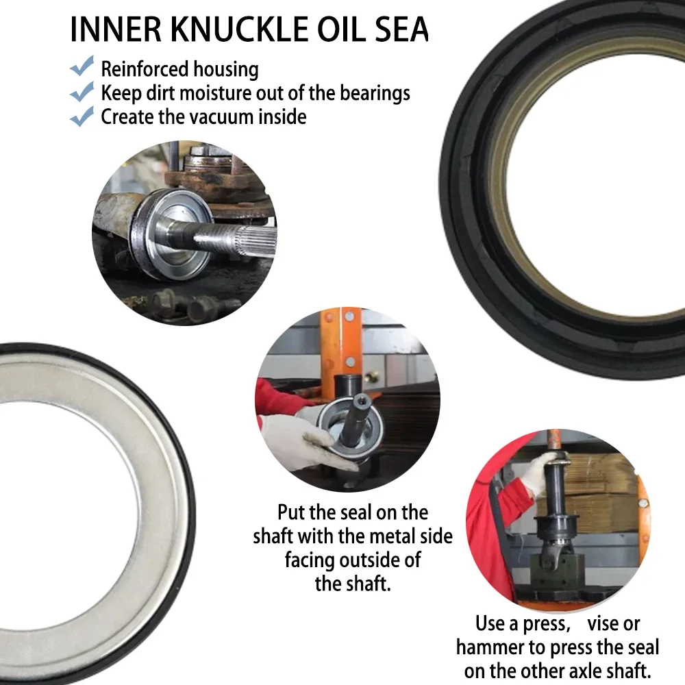 50491 50381 41784-2 Комплект уплотнений вакуумного кулака переднего моста и трубки для Ford Super Duty Excursion F250 F350 F450 F550 Dana 50 60