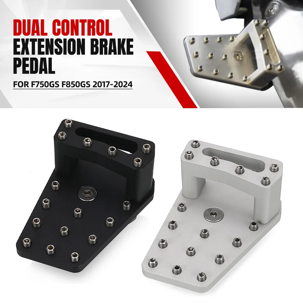 

ДЛЯ BMW F750GS F850GS 2017-2025 2024 2023 2022 2021 2020 2019 F 750 850 GS задний тормозной рычаг с двойным управлением, удлинитель педали с шаговым наконечником