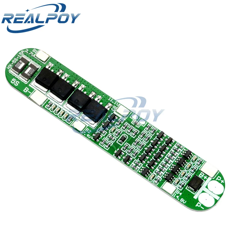 5S 15A Li-ion Lithium Battery 18650 Charger PCB BMS 18.5V Cell Protection Board Integrated Circuits