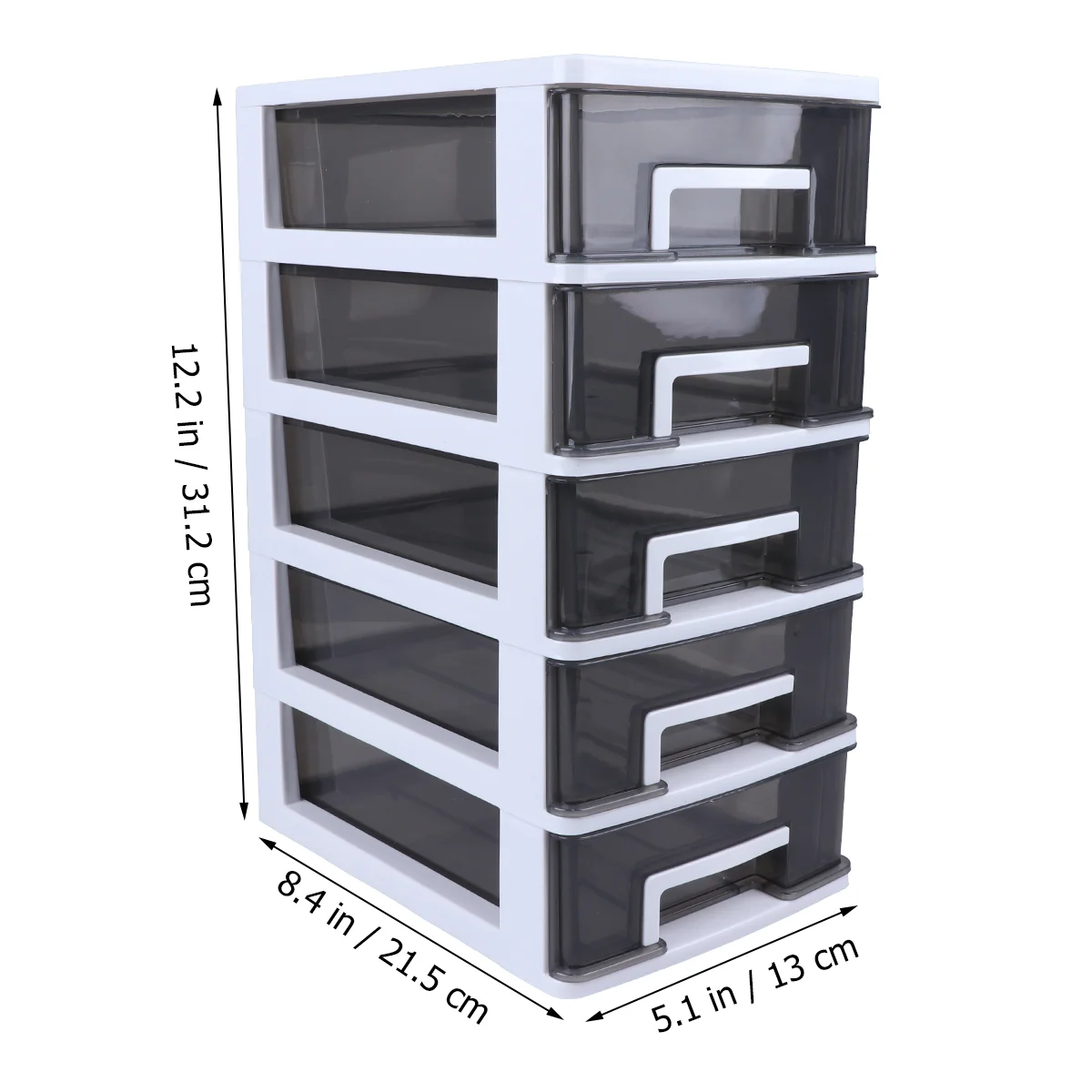 5Grids Organizer Drawer Storage Box Stackable Cabinet Desktop Makeup Organizer Holder Vanity Office Small Cabinet Storage Drawer