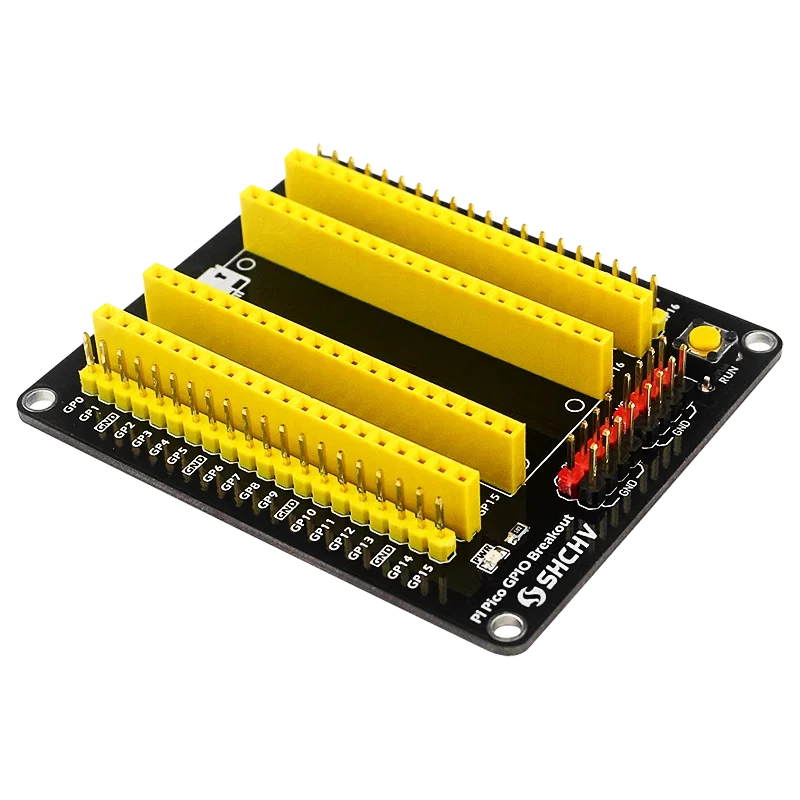 Raspberry Pi Pico GPIO Breakout Extender DIY Expansion Board Male Female Pin with Switch for RPI Peak W