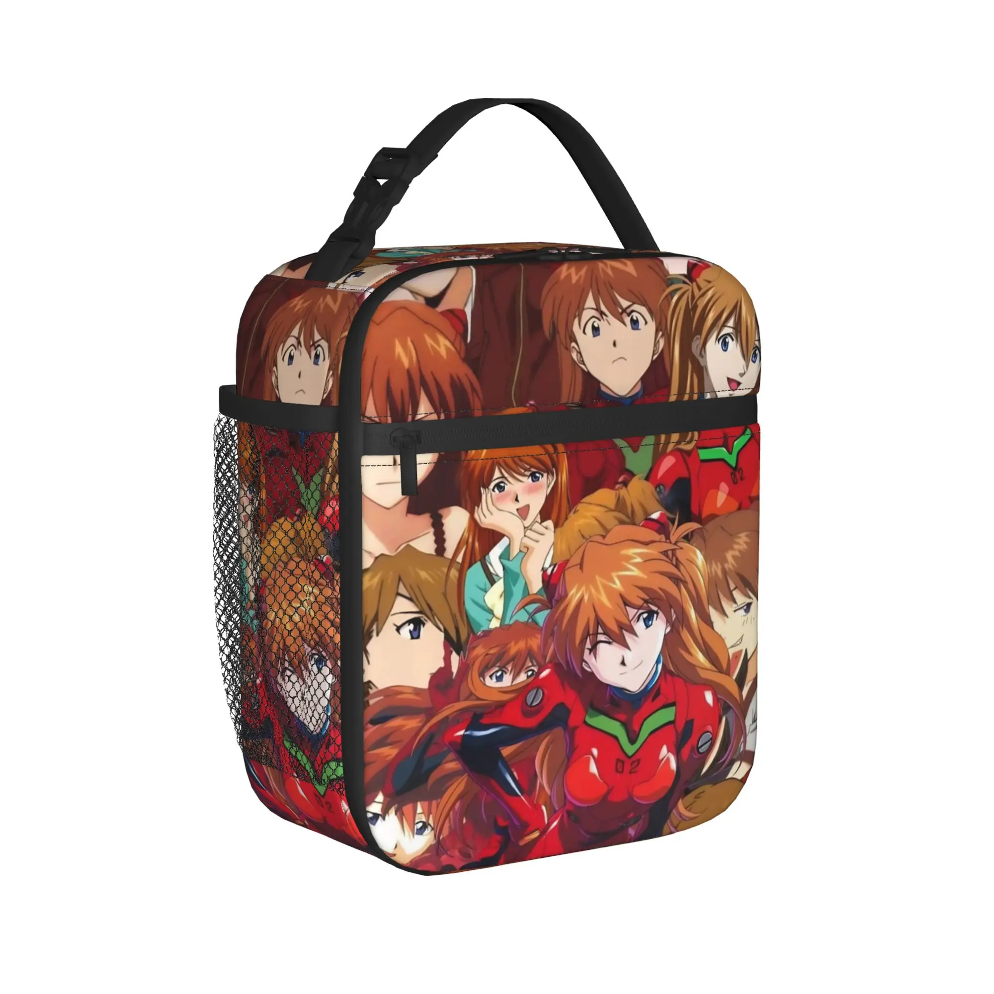 

Asuka Insulated Lunch Bag High Capacity Anime Meal Container Thermal Bag Tote Lunch Box Work Travel Men Women