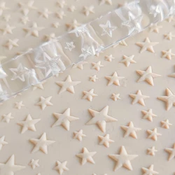 Fondant Decorating Tools Baking Pastry Dough Gadgets Embossed Rolling Pin With Star Patten