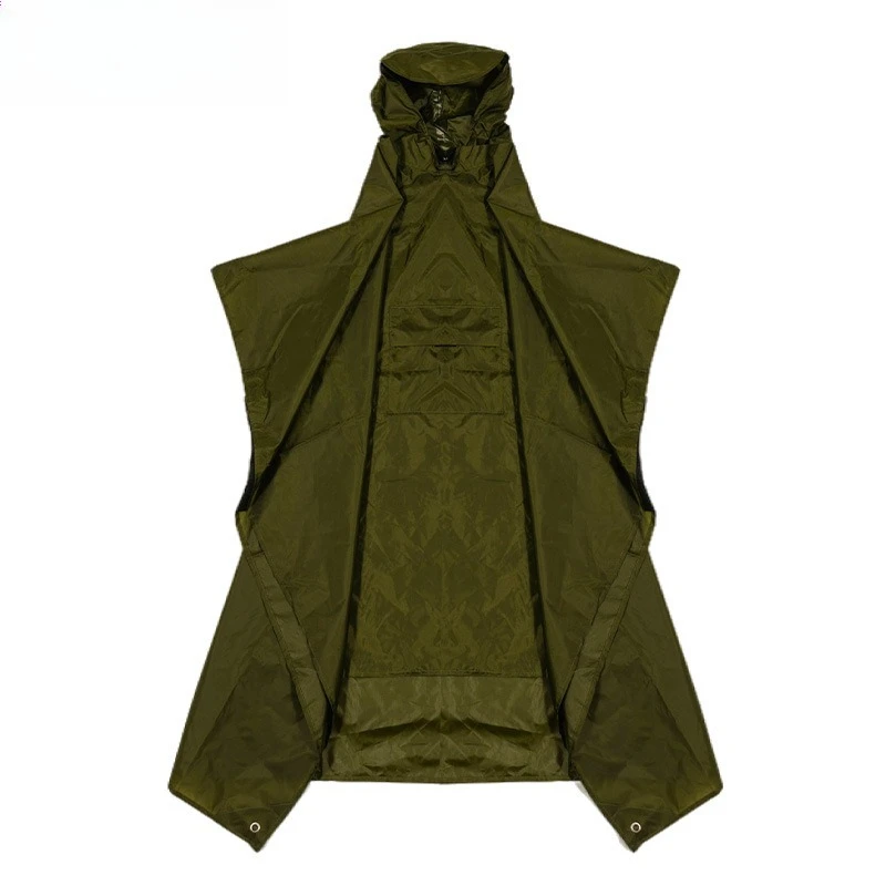 2025 Vendedor quente ao ar livre! Mochila impermeável 3 em 1, poncho de uma peça, unissex à prova d'água essencial para caminhadas e montanhismo