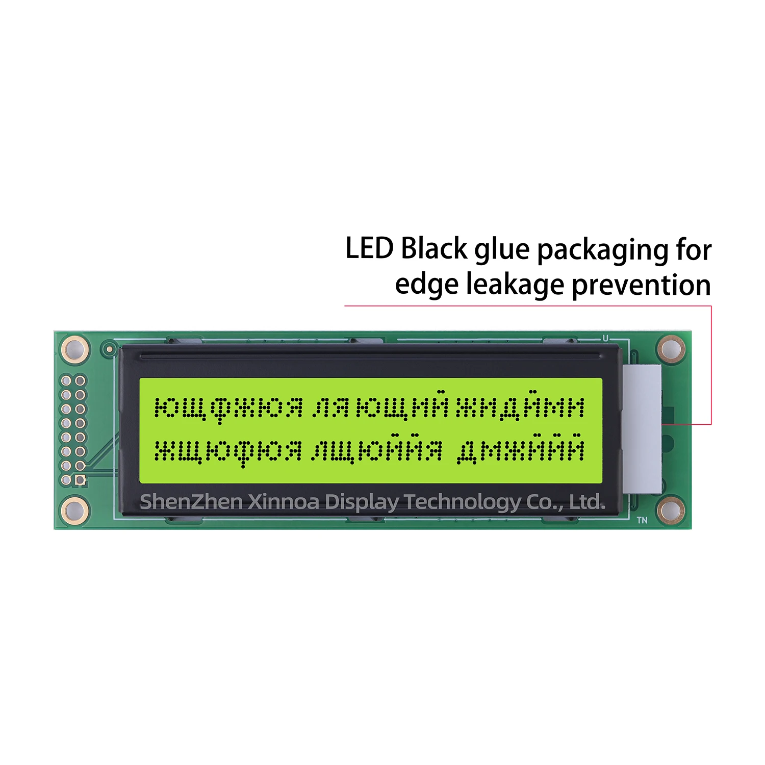 English Russian European 202 20X2 2002 Character LCD Module Display Screen Panel LCM Monochrome Yellow Green Film 116*37*11.3M