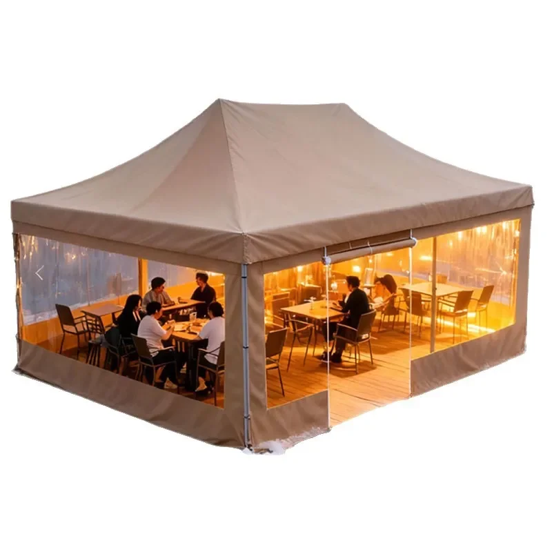 Four corners stall rain tent rain cloth canopy