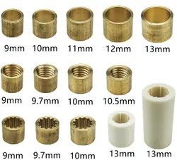 DIY Snooker Billiards Copper Brass White Fiber Pool Cue Ferrule Repair Accessories