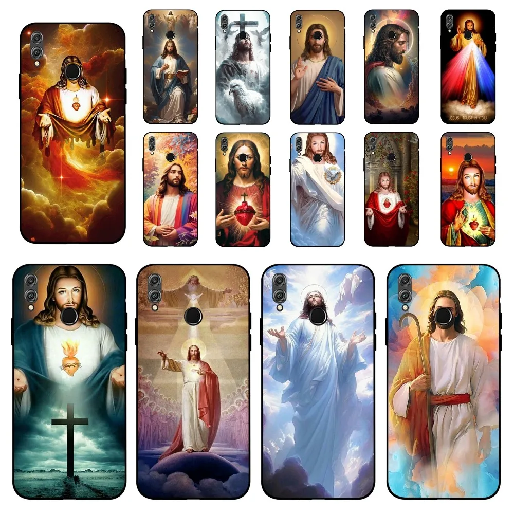 Jesus Christ God bless you Phone Case For Huawei Honor 10 lite 9 20 7A pro 9X pro 30 pro 50 pro 60 pro 70 pro plus