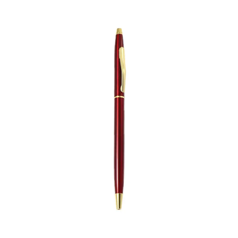 Super Durable Writing Tools  Gift Stationery Golden Wist Wave Pattern Black Ink Metal Pen Gel Pen Ballpoint Pen Sign Pen