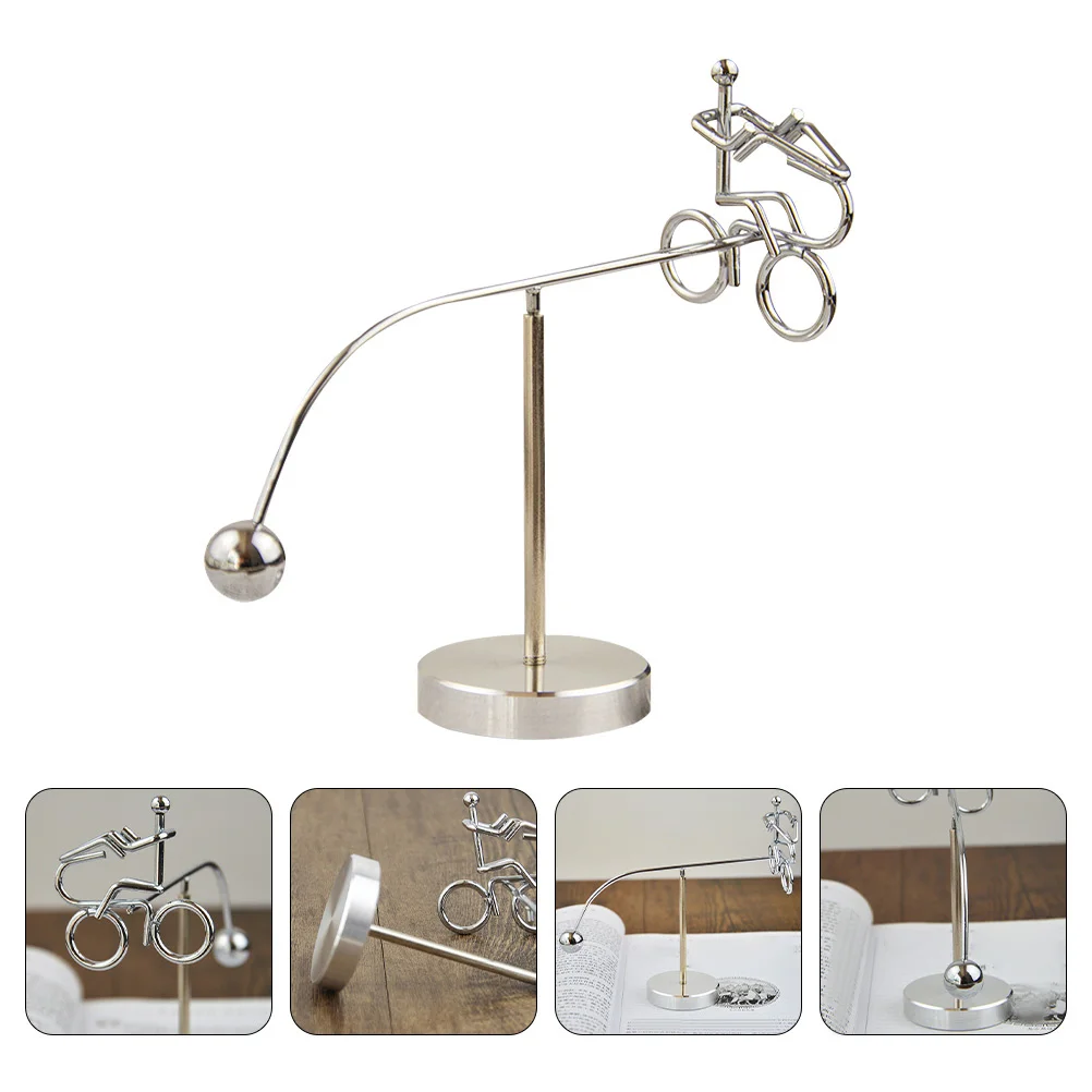 

Creative Iron Balance Tumbler Ornament Desktop Swing Home Office Party Decoration Balancing Craft Metal Art