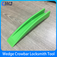 CHKJ Green Durable Nylon Wedge Crowbar Locksmith Tool Master Lock Car Locksmith Tools Auto Car Door Lock Unlocking Tools