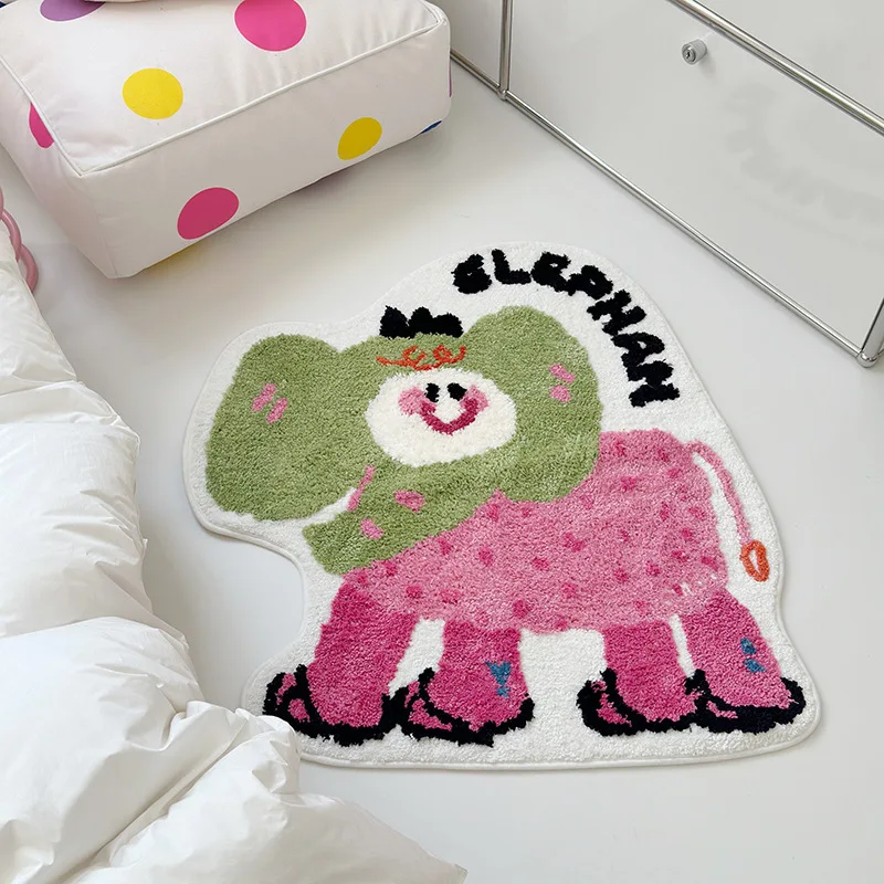 

Creative Cartoon Special-shaped Cashmere Bedroom Bedside Carpet Home Children's Room Non-slip Floor Mat