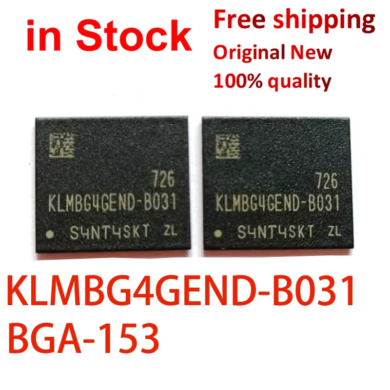 

(1 шт.) 100% новый Φ KLMBG4GEND B031 32GB BGA153 EMMC 5,0 IC чипсет