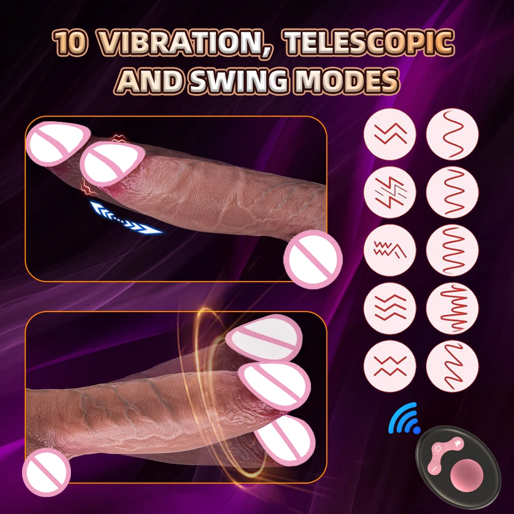 Realistic Dildo Vibrator Big Penis Penetration Anal Adult Sex Toys For Anal Vibration Heating Dick Dildos For Women Masturbatio view 2