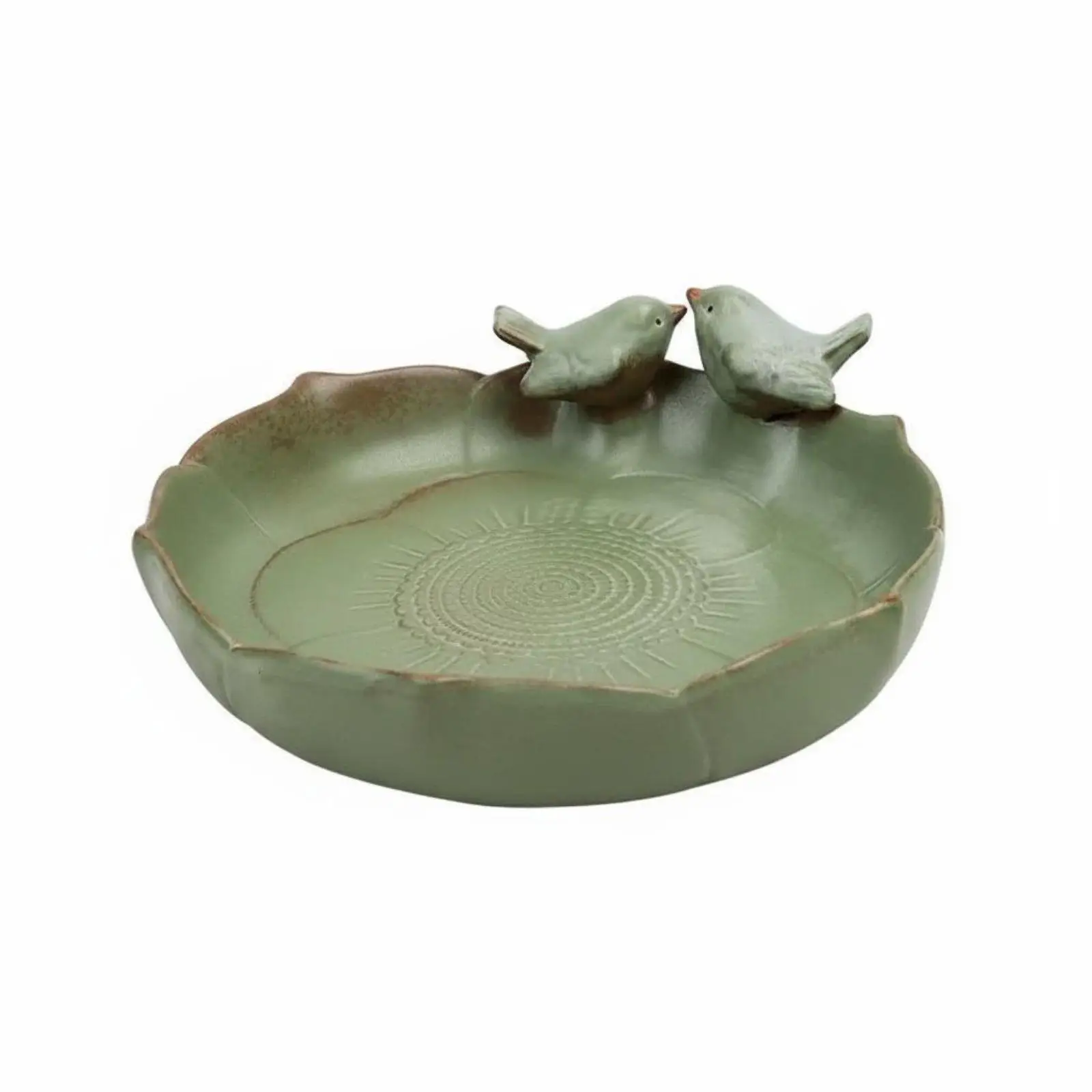 Holeless Plant Bowl No Drainage Hole Indoor Water Plant Pot Glazed