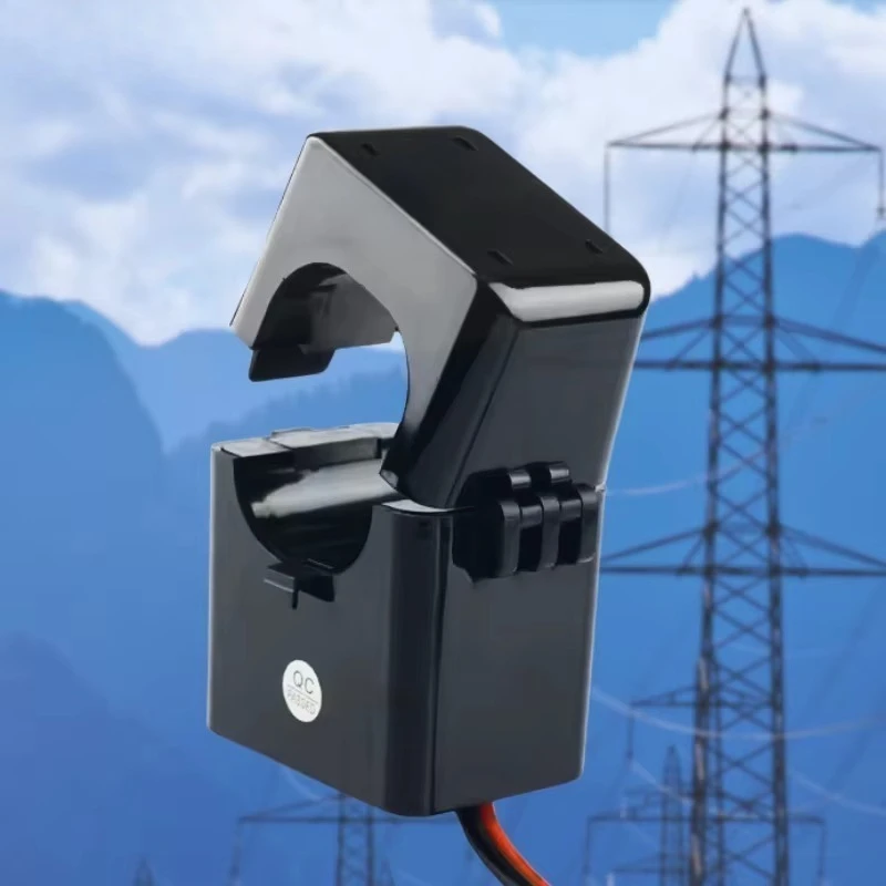 Heyuan three-phase split-core current transformer, plastic shell 5V output, copper winding