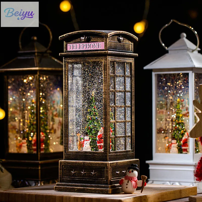 Christmas Carousel Tree Carousel Snow Snow Crystal Ball Music Box Music Box Children's Birthday Gift