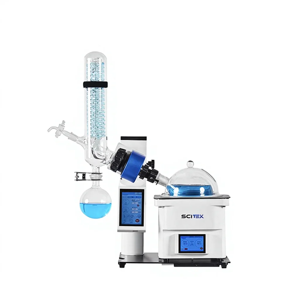 0-310 Rpm/min Rotary Evaporator with LCD Touchscreen Temperature Control for Laboratory