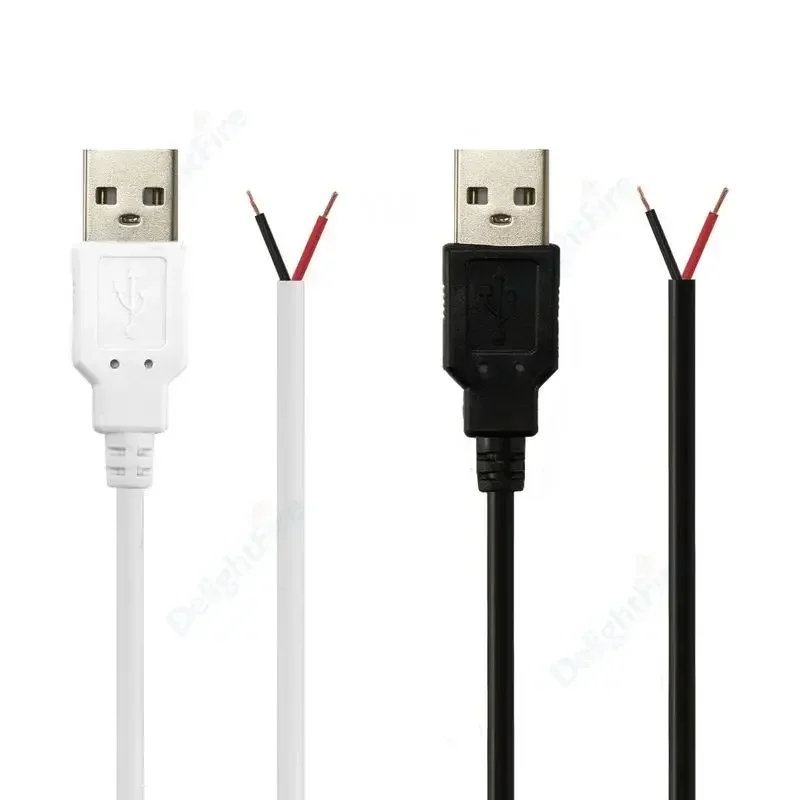 USB 2.0 Male Female Plug Extension Power Cable with Switch DIY Pigtail Wire for Small Fan USB Equipment Installed Replace Repair