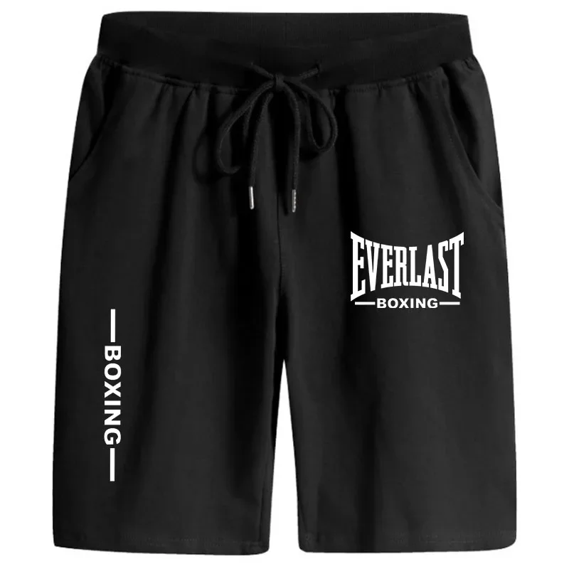 2024 Breathable EVERLAST Printed Shorts Fitness Beach Sports Shorts Men\'s Summer Gym Workout Men\'s Quick Dry Sportswear Jogger