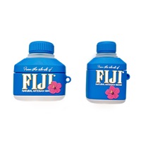 Hot Sale 3D FIJI Mineral Water Bottle Design Earphone Case with Clip for Airpods Pro Funny Drink Soft Cover for Airpods 1/2/3